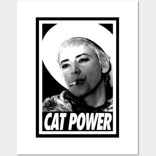 Cat Power - Portrait retro Posters and Art